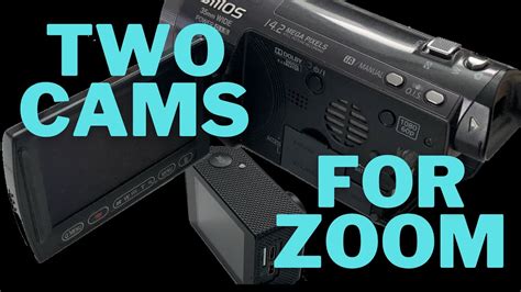 How To Use Two Cameras In Zoom For Teaching Or Meetings Youtube