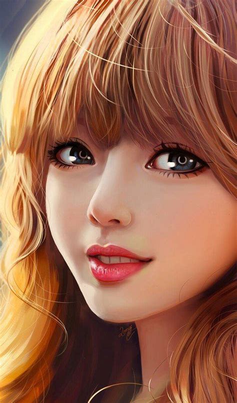 Digital Painting Inspiration Art Japanese Cute Woman Steemit