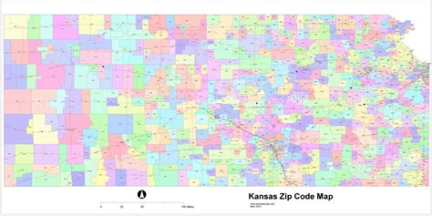 Kansas Zip Code Maps Free Kansas Zip Code Maps