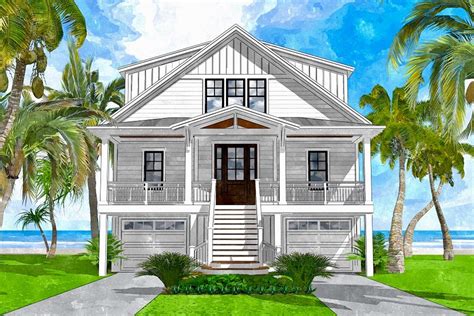 Elevated House Plans Beach House Aspects Of Home Business