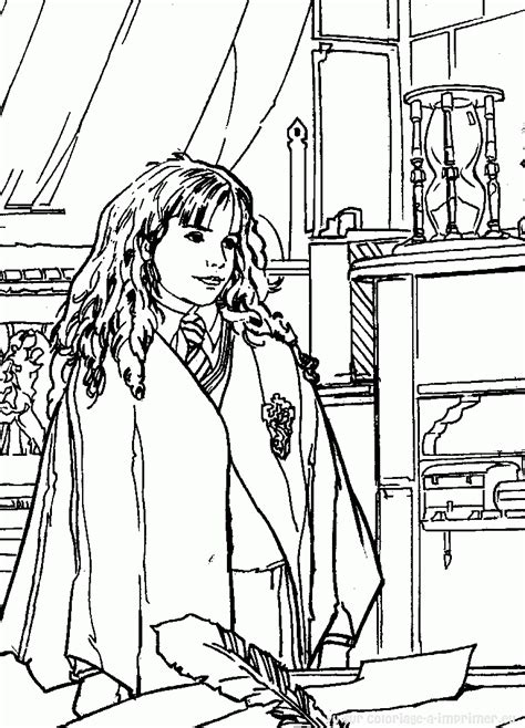 Hermione Coloriage Harry Potter Coloriages Pour Enfants Images And