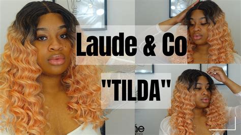 Laude Co Human Hair Blend Glueless Hd Lace Front Wig Ugbl Tilda
