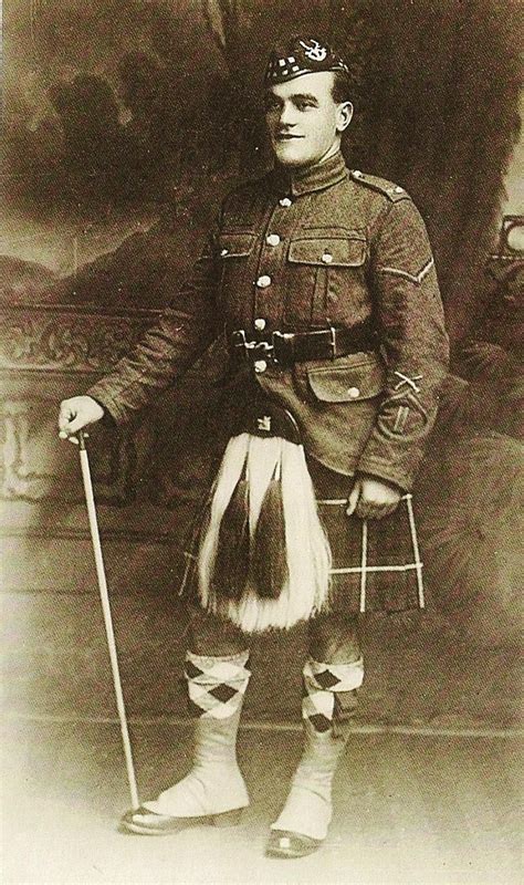 Solider Of The 5th Seaforth Highlanders People World War One Ww1