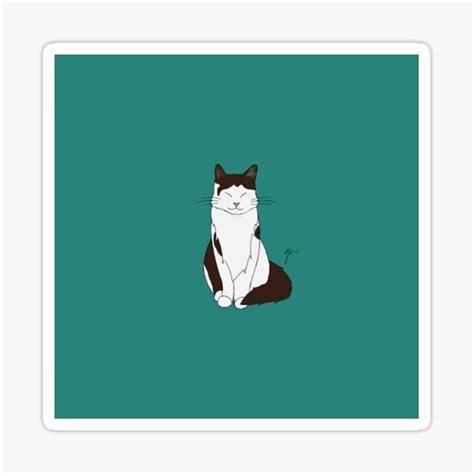 Smiley Cat Sticker By Stickers Ana Redbubble