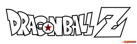 En esta serie por cada arco se introduce una nueva carta de título. dragon ball z logo lineart by Naruttebayo67 on DeviantArt