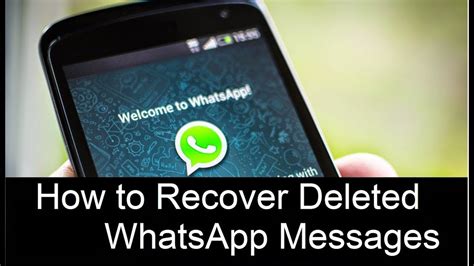 How To Recover Deleted Whatsapp Messages Without Backup 2021