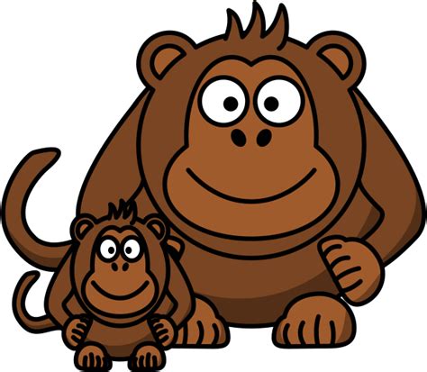 Download  Royalty Free Baby Clip Art At Cartoon Monkey Png Vector