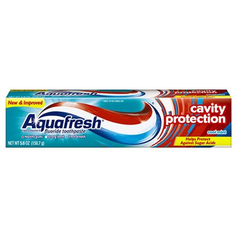 Aquafresh Cavity Protection Fluoride Toothpaste Cool Mint 56 Oz