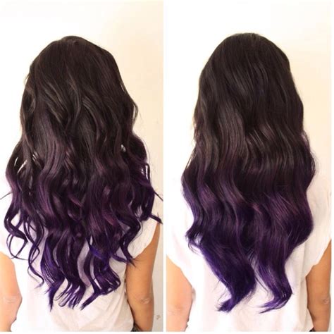 To successfully dye brown hair purple though, here's some important things to consider first. Pin by Regan Sears on Hair‍‍♀️ | Dipped hair, Purple ombre ...