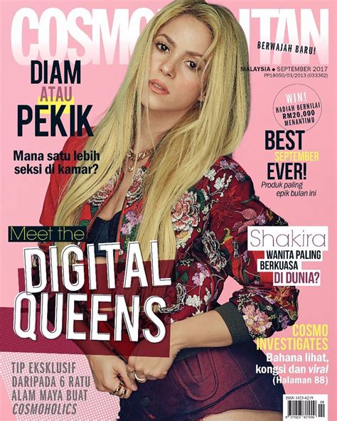Shakira En La Portada De Cosmopolitan Malaysia Septiembre 2017