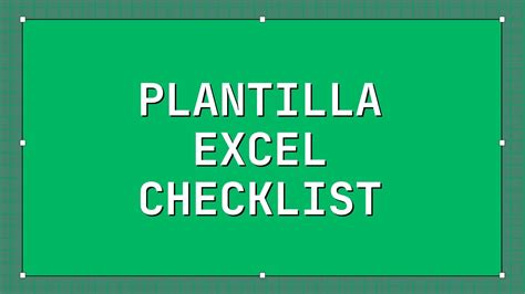 Descargar Plantilla Checklist Excel Pon Tu Check 2023
