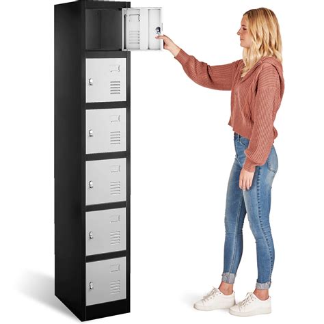 Buy Fedmax Locker Storage Cabinet 6 Metal Wall Lockers For School