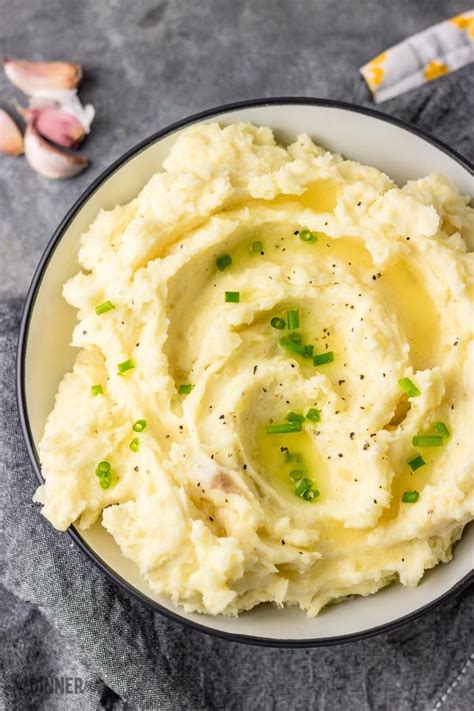 Delight In The Creamy Goodness Of Garlic Mashed Potatoes