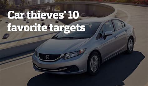 The 10 Most Stolen Vehicles In The Us