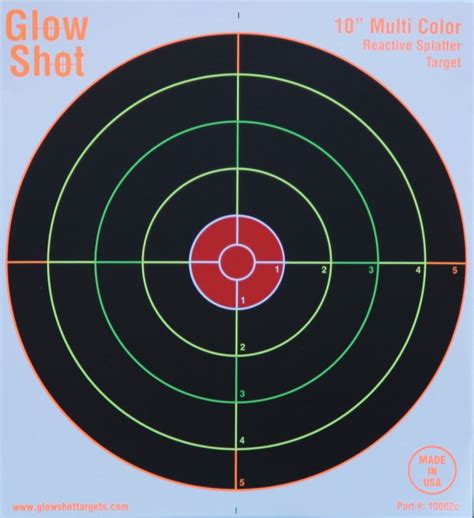 Long Range Pack 75 Large Paper Targets For Long Range Shooting Glowshot Targets