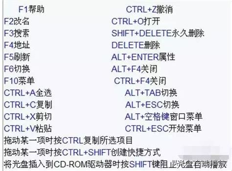 键盘上所有的快捷键（电脑键盘快捷键大全一览表图） 说明书网