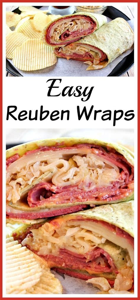 I think of the traditional reuben as being super hearty and wintry. Reuben Wraps | Recipe | Quick dinner recipes, Wrap recipes ...