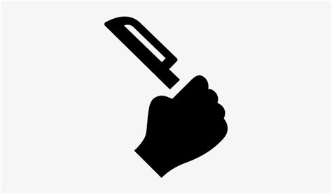 Hand Holding Up A Knife Vector Icon 400x400 Png Download Pngkit