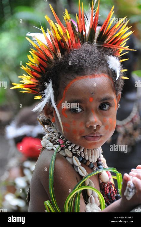 Cute Papua New Guinea Girl In Refinery Stock Photo Royalty Free Image