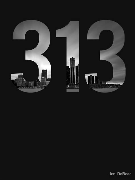 The 313 Pullover Hoodie By Jondeboer Redbubble
