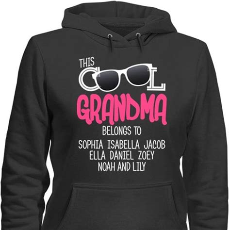 This Cool Grandma Belongs To Hoodie With Free Etsy In 2021