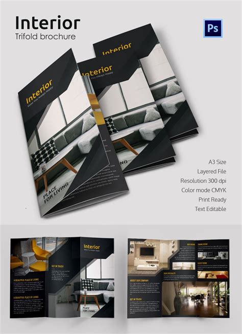 Interior Design Brochure 25 Free Psd Eps Indesign Format Download