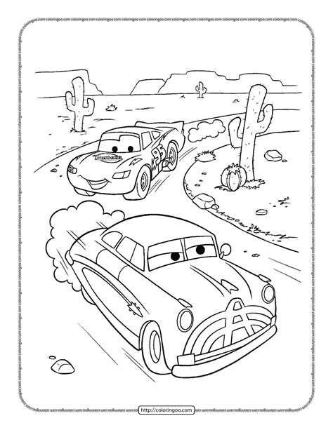 Printable Disney Cars Coloring Pages Updated 2023