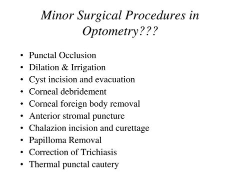 Ppt Introduction To Minor Surgical Procedures Powerpoint Presentation