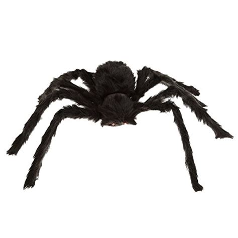 Buy Bestoyard Black Spider Halloween Spider Decorations Plush Realistic