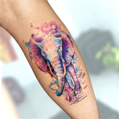 Top 73 Watercolor Elephant Tattoo Best Ineteachers