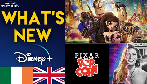 Whats New On Disney Ukireland Pixar Popcorn Whats On Disney Plus