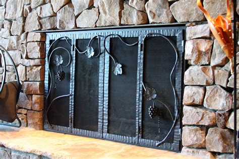 Fireplace Screens Blue Mountain Metalworks Custom Ornamental Metal