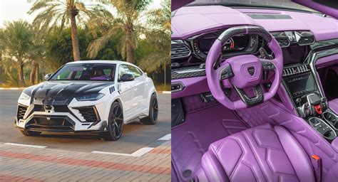 Lamborghini Urus Gets High On Mansorys Colorful Tuning Mods Carscoops
