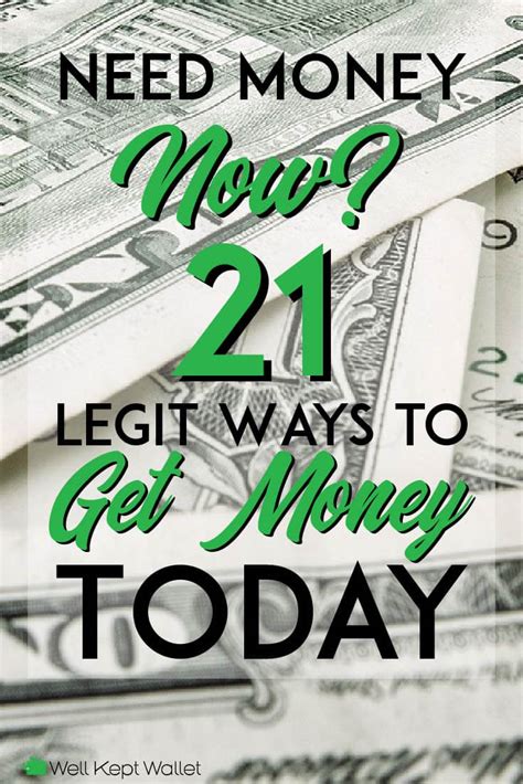 Looking to make money fast? I Need Money Now! 21 Legit Ways to Get Money (In A Pinch)