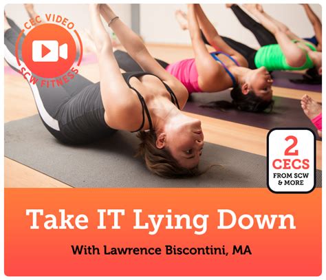 CEC Video Course Take IT Lying Down SCW Fitness Education Store