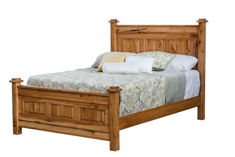 American Panel Bed Amish Solid Wood Beds Kvadro Furniture