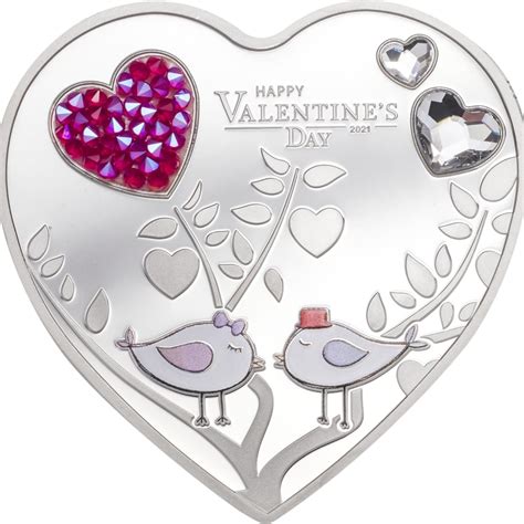 Valentine's day is celebrated throughout the world on february 14th of every year. HAPPY VALENTINE'S DAY - 2021 $5 Pure Silver Coin - Cook ...