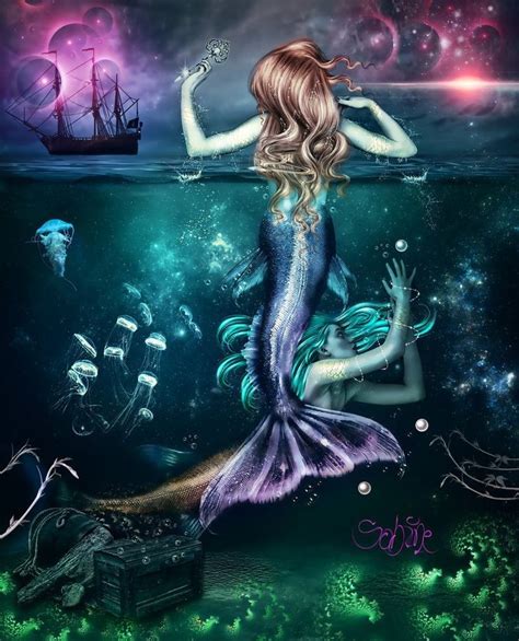 Fantasy Mermaids Mermaids And Mermen Fantasy Fairy Fairy Art