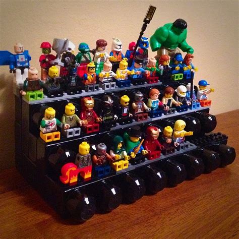 How To Build A Diy Lego Minifigure Display Stand Lego Minifigure