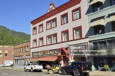 Downtown Wallace Idaho Stock Photo Download Image Now Idaho