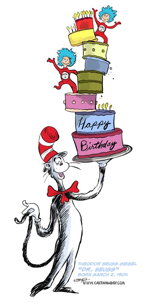 Dr Seuss Birthday Cartoon Happy Birthday Dr Suess Dr Seuss