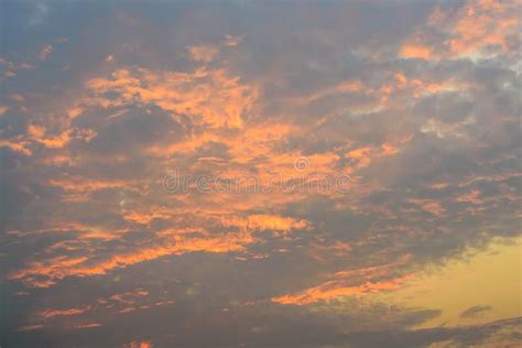 Golden Hour Sky After Sunset Stock Photo Image Of Atmosphere Light