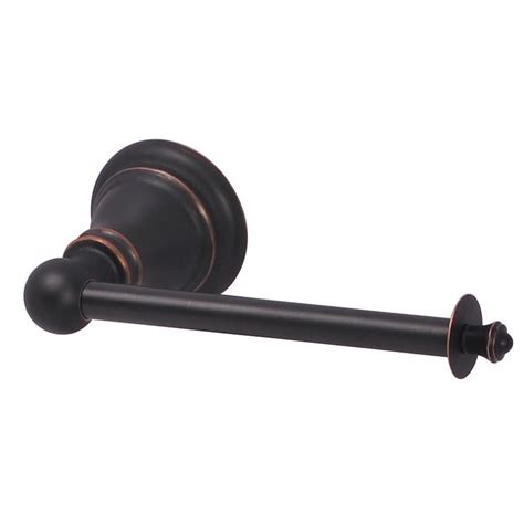 From the pipeline collection of avondale hardware, use the toilet paper holder with wood shelf in a stylish oil rubbed bronze finish to update the look in any room. Ultra Faucets Traditional Single Post Toilet Paper Holder ...