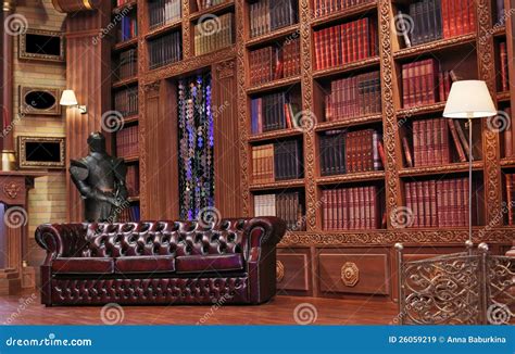 Vintage Reading Room Royalty Free Stock Images Image 26059219
