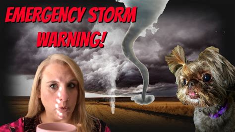 Around midnight the tornado siren starts tornado warning (this is not a drill) #tornado #scary #warning hey there! EMERGENCY STORM WARNING! VLOG #252 - YouTube
