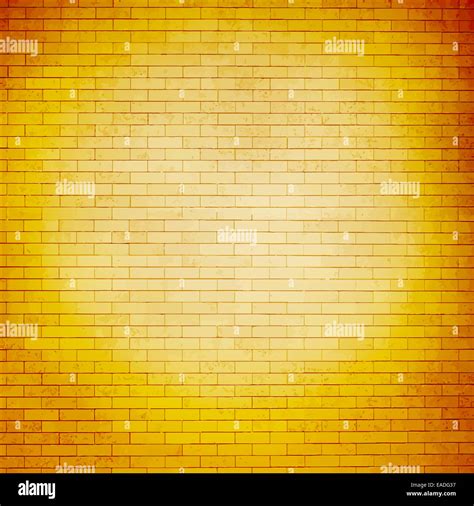 Bright Orange Brick Wall Stock Photo Alamy