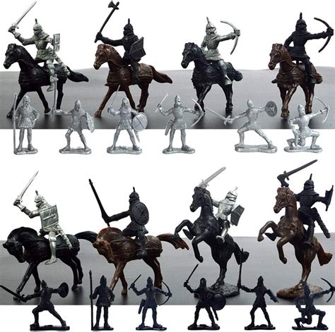 Statische Militärsoldat Modell Mini mittelalterlichen Soldaten Modell