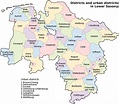 Map of Lower Saxony 2008 - Full size