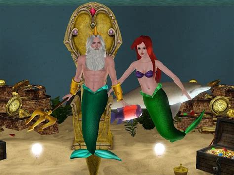 Sil Fantasy The Main Characters From Walt Disneys The Little Mermaid
