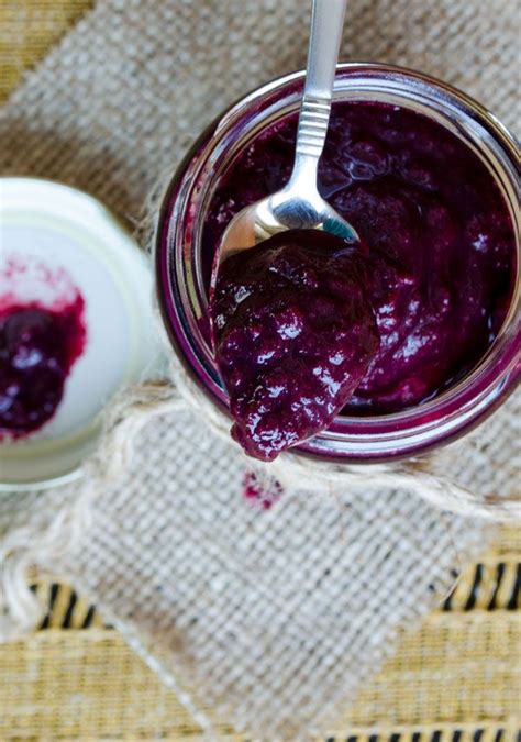 Blueberry Marmalade Jam Recipe Blueberry Sweet Breakfast Jam